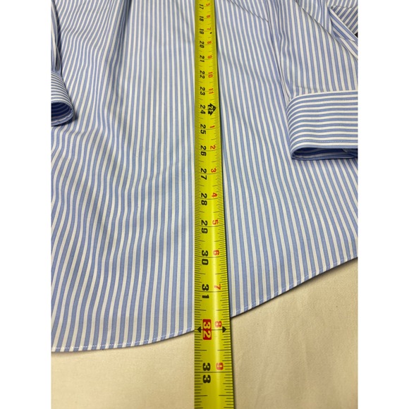 Brooks Brothers Madison Striped Non Iron Supima Cotton Dress Mens 16 1/2 35 - Picture 6 of 8